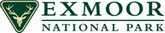 Exmoor National Park Logo with stags head in a green triangle