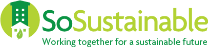 sosustainable partnership logo with strapline working together for a sustainable future